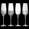 Waterford Glassware|Mixology Flute 335ml 11 fl oz, Mixed Set of 4