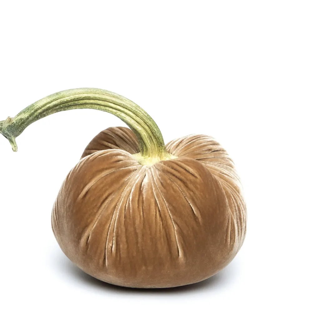 Hot Skwash Living|Décor|Mocha Silk Velvet Pumpkin
