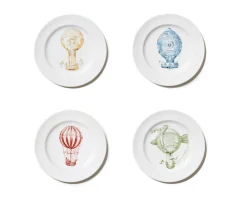 Laboratorio Paravicini Dinnerware|Mongolfiere Single Plates Collection, Set of 4