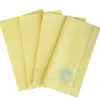 Over The Moon Place Settings & Linens|Monogram Dinner Napkin In Canary, Set of 4