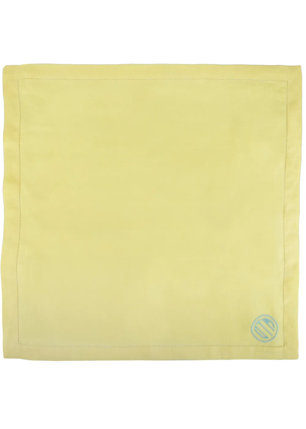 Over The Moon Place Settings & Linens|Monogram Dinner Napkin In Canary, Set of 4
