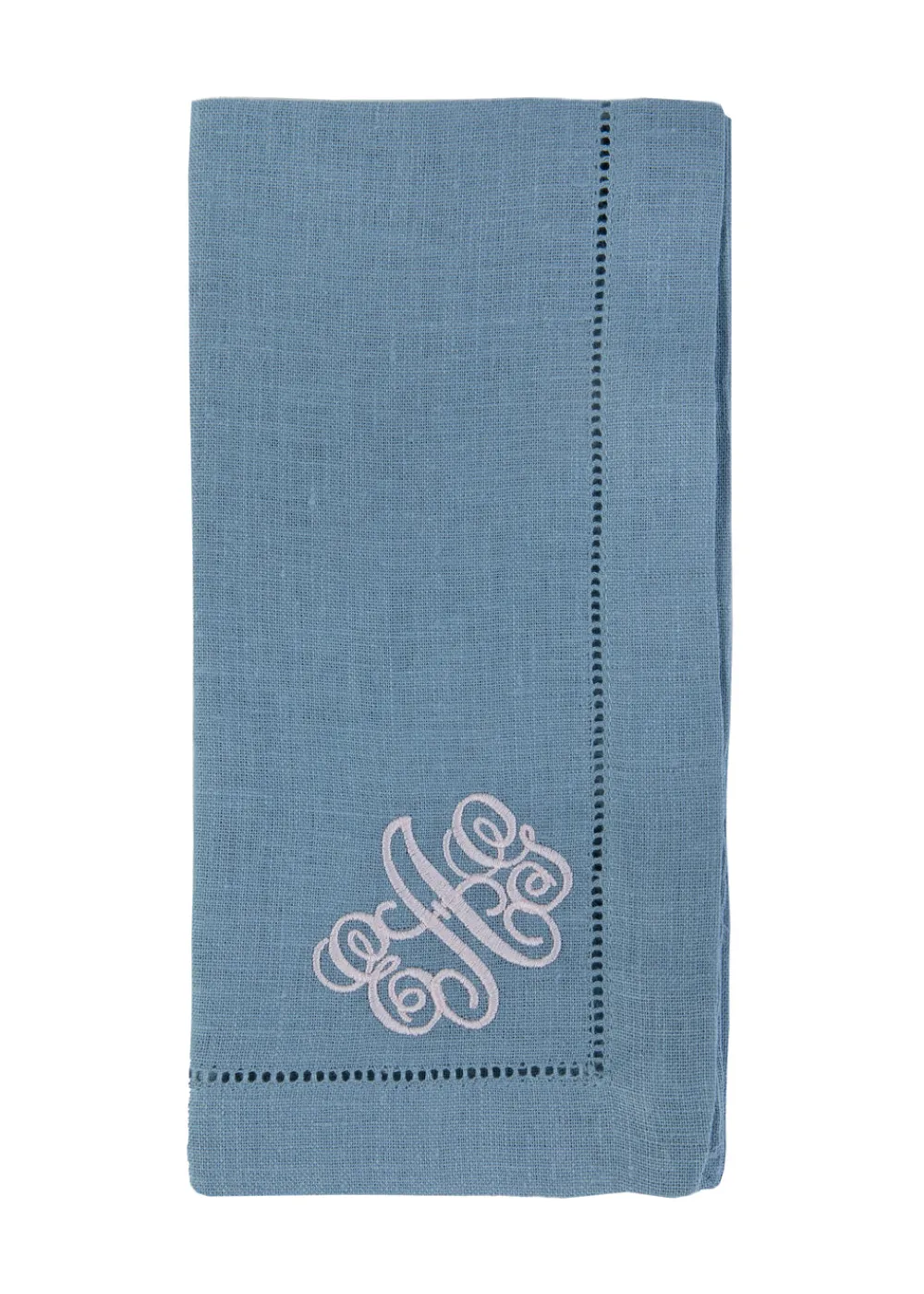 Over The Moon Place Settings & Linens|Monogram Dinner Napkin In Cobalt, Set of 4