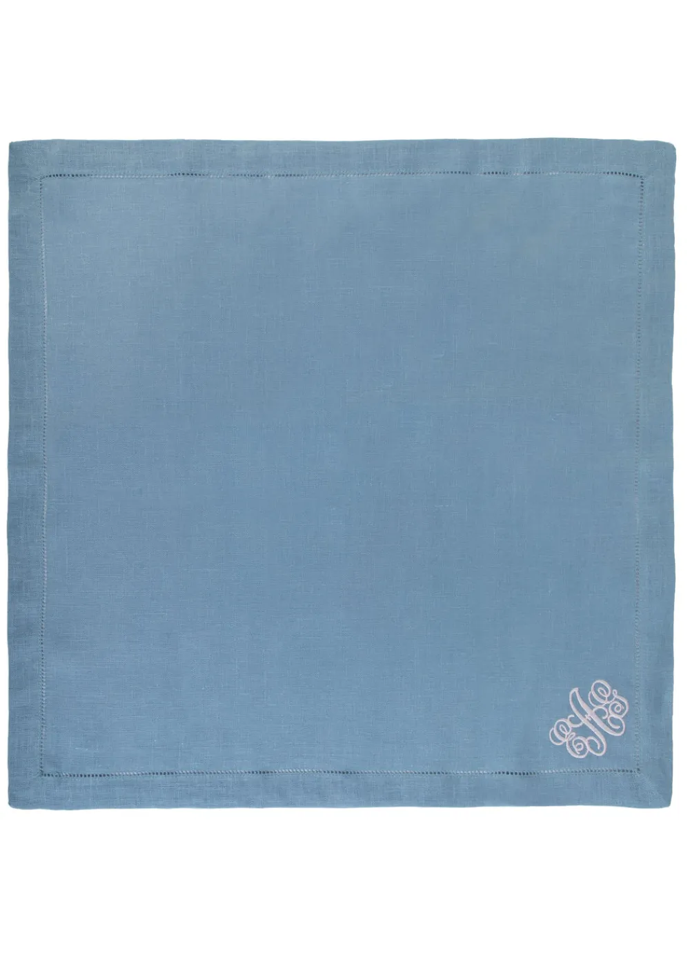 Over The Moon Place Settings & Linens|Monogram Dinner Napkin In Cobalt, Set of 4