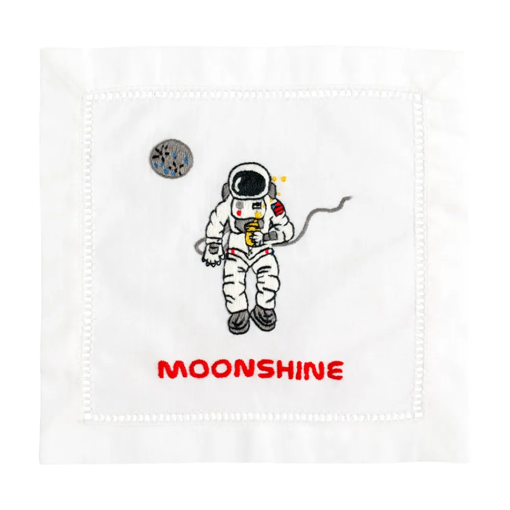 August Morgan Place Settings & Linens|Moonshine Cocktail Napkins, Set of 4