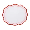 Loulou La Dune Place Settings & Linens|Morgan Placemat and Napkin Set in Pink