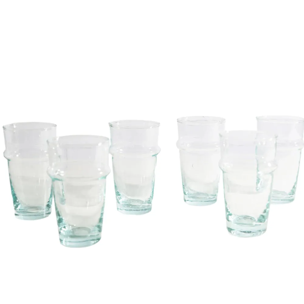 Verve Culture Glassware|Moroccan Beldi Glassware, Set of 6