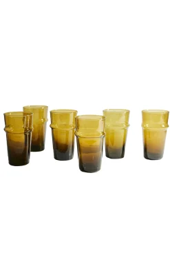 Verve Culture Glassware|Moroccan Beldi Glassware, Set of 6