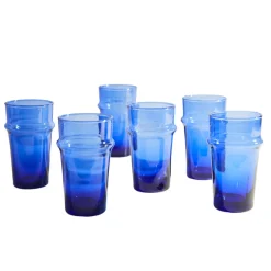 Verve Culture Glassware|Moroccan Beldi Glassware, Set of 6