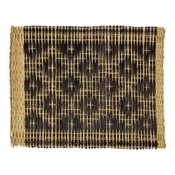 Cabana Place Settings & Linens|Moroccan Placemat in Black
