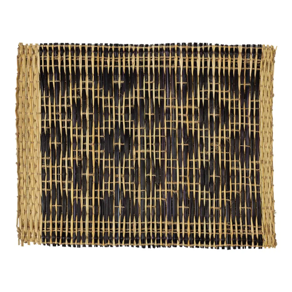 Cabana Place Settings & Linens|Moroccan Placemat in Black