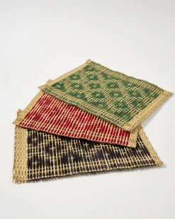 Cabana Place Settings & Linens|Moroccan Placemat in Red