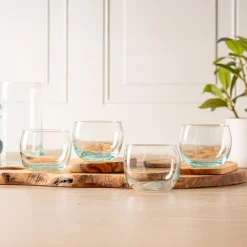 Verve Culture Glassware|Moroccan Stemless Goblets, Set of 4