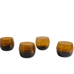 Verve Culture Glassware|Moroccan Stemless Goblets, Set of 4