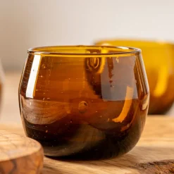 Verve Culture Glassware|Moroccan Stemless Goblets, Set of 4
