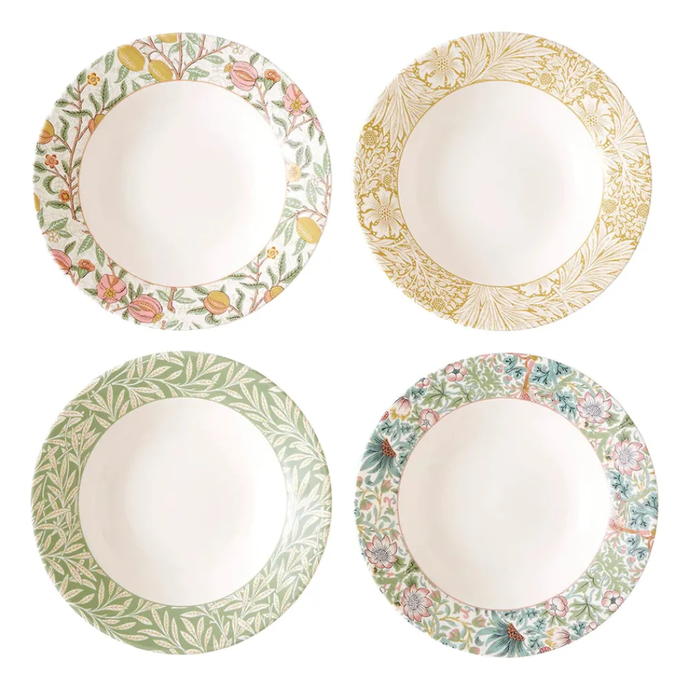 Spode Dinnerware|Morris & Co. Bistro Pasta Bowls, Set of 4