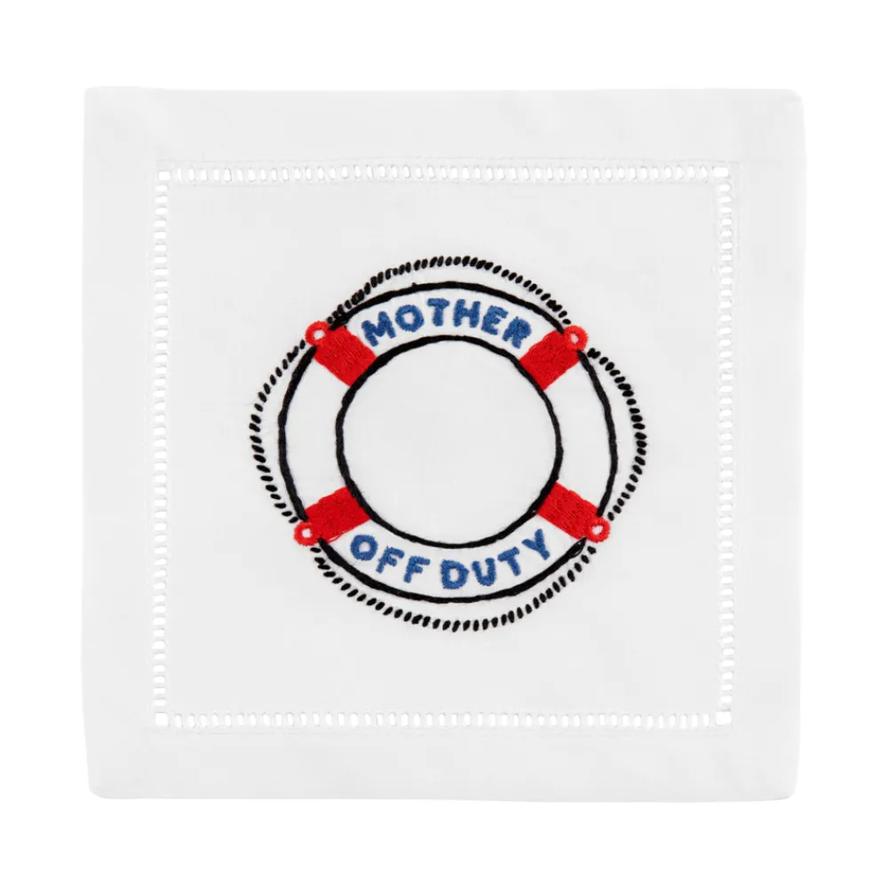 August Morgan Place Settings & Linens|Mother Off Duty Cocktail Napkins, Set of 4