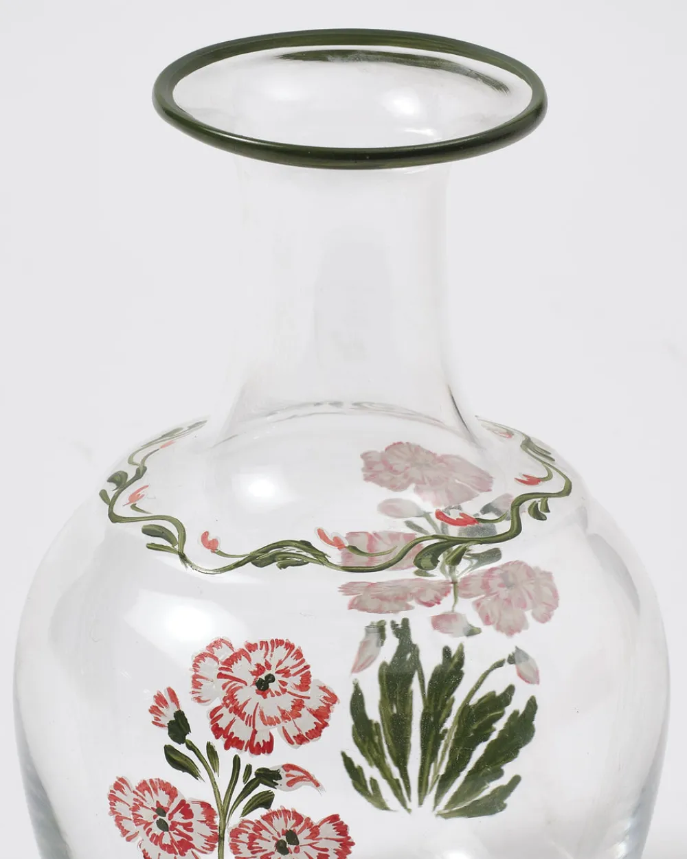 Cabana Glassware|Murano Garofano Hand-Painted Bedside Set