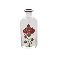 Cabana Glassware|Murano Hand-Painted Bottle