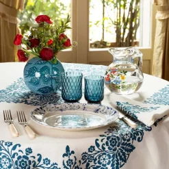 Cabana Glassware|Murano Hand-Painted Jug