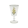 Cabana Glassware|Murano Primrose Hand-Painted Water Glass