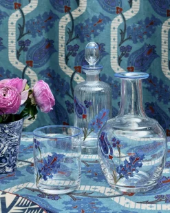 Cabana Glassware|Murano Topkapi Hand-Painted Oil Bottle