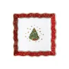 Prouna Dinnerware|My Noel 7" Lace Square Tray