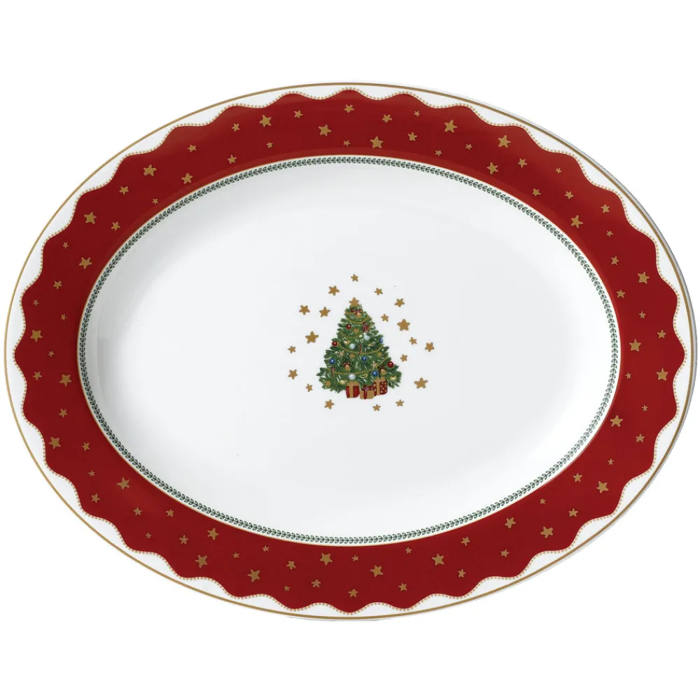 Prouna Dinnerware|My Noel 14" Oval Platter
