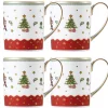 Prouna Dinnerware|My Noel Mug, Set of 4