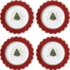 Prouna Dinnerware|My Noel Salad & Dessert Plate, Set of 4