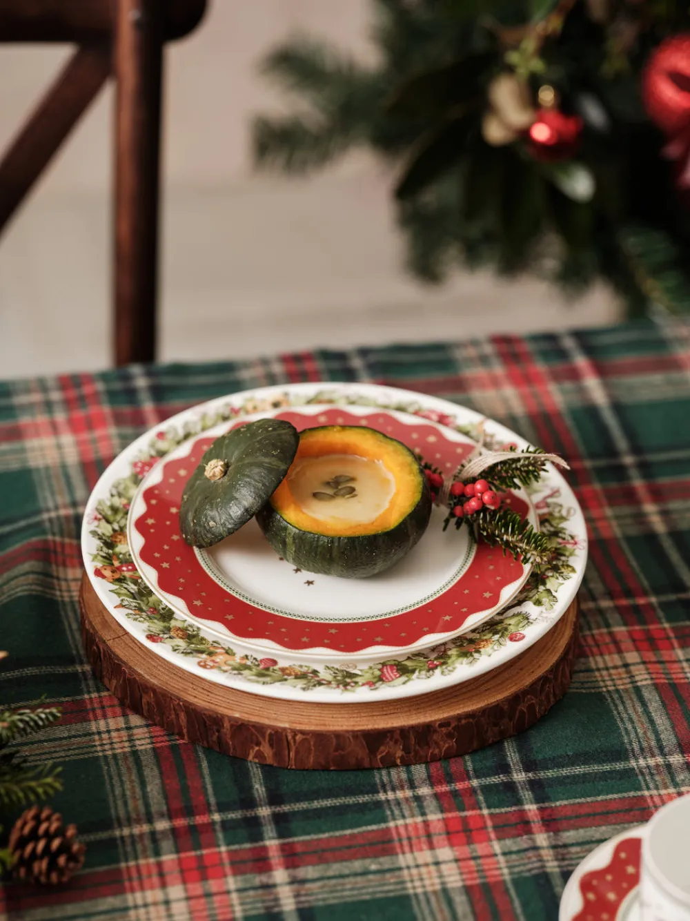 Prouna Dinnerware|My Noel Salad & Dessert Plate, Set of 4