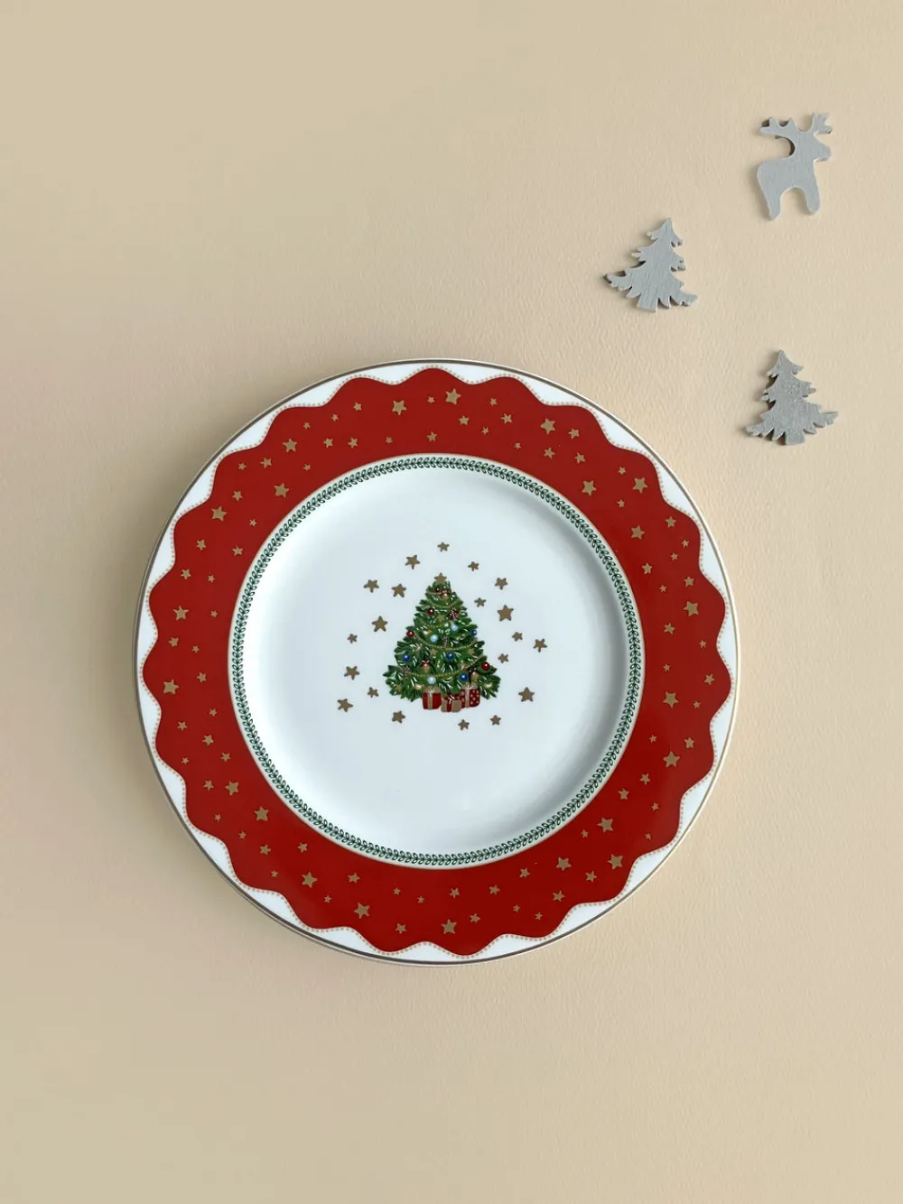 Prouna Dinnerware|My Noel Salad & Dessert Plate, Set of 4