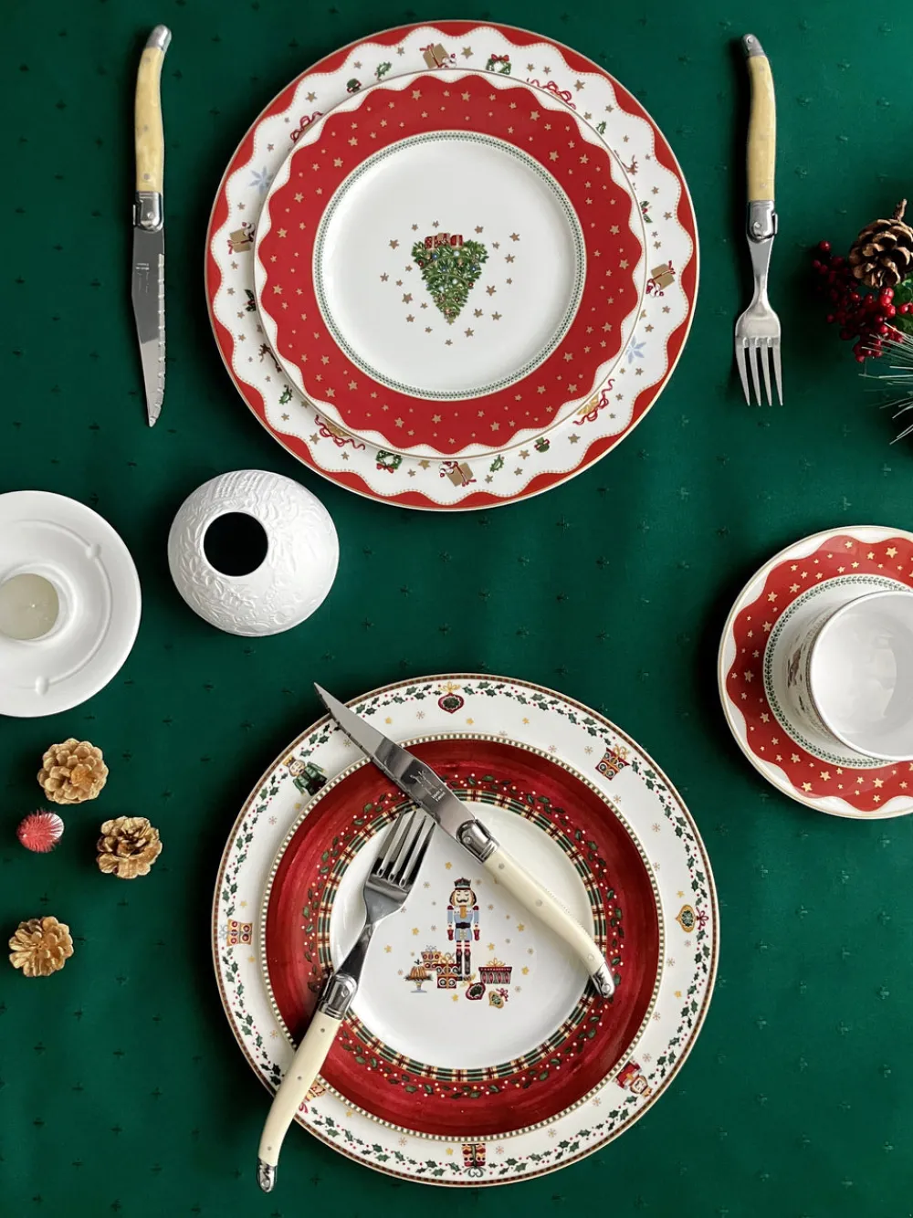 Prouna Dinnerware|My Noel Salad & Dessert Plate, Set of 4