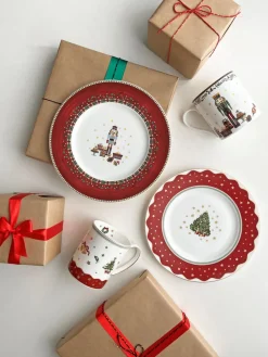 Prouna Dinnerware|My Noel Salad & Dessert Plate, Set of 4