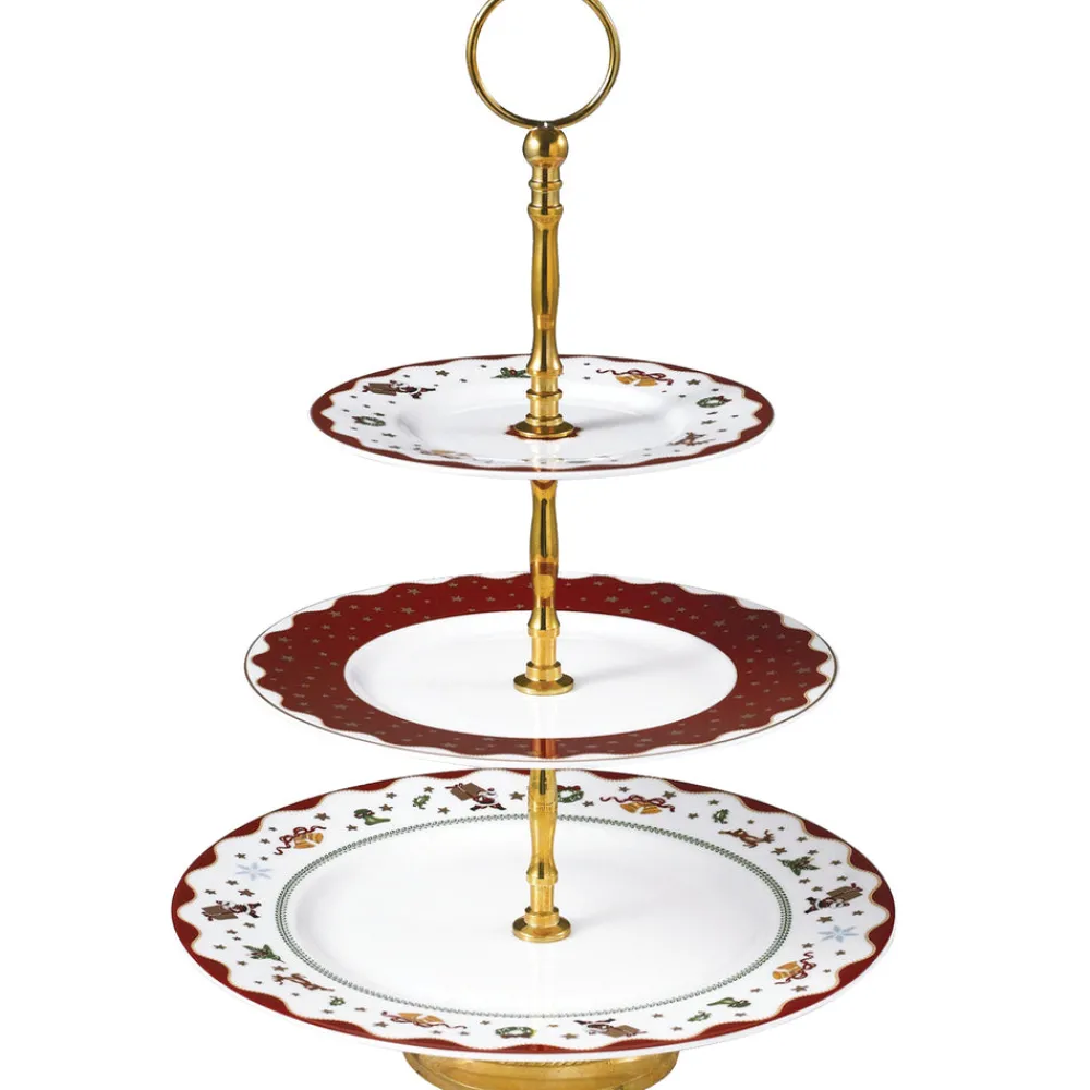 Prouna Dinnerware|My Noel 3-Tier Cake Stand