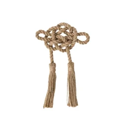 Juliska Place Settings & Linens|Mystic Knot Napkin Ring in Taupe, Set of 4