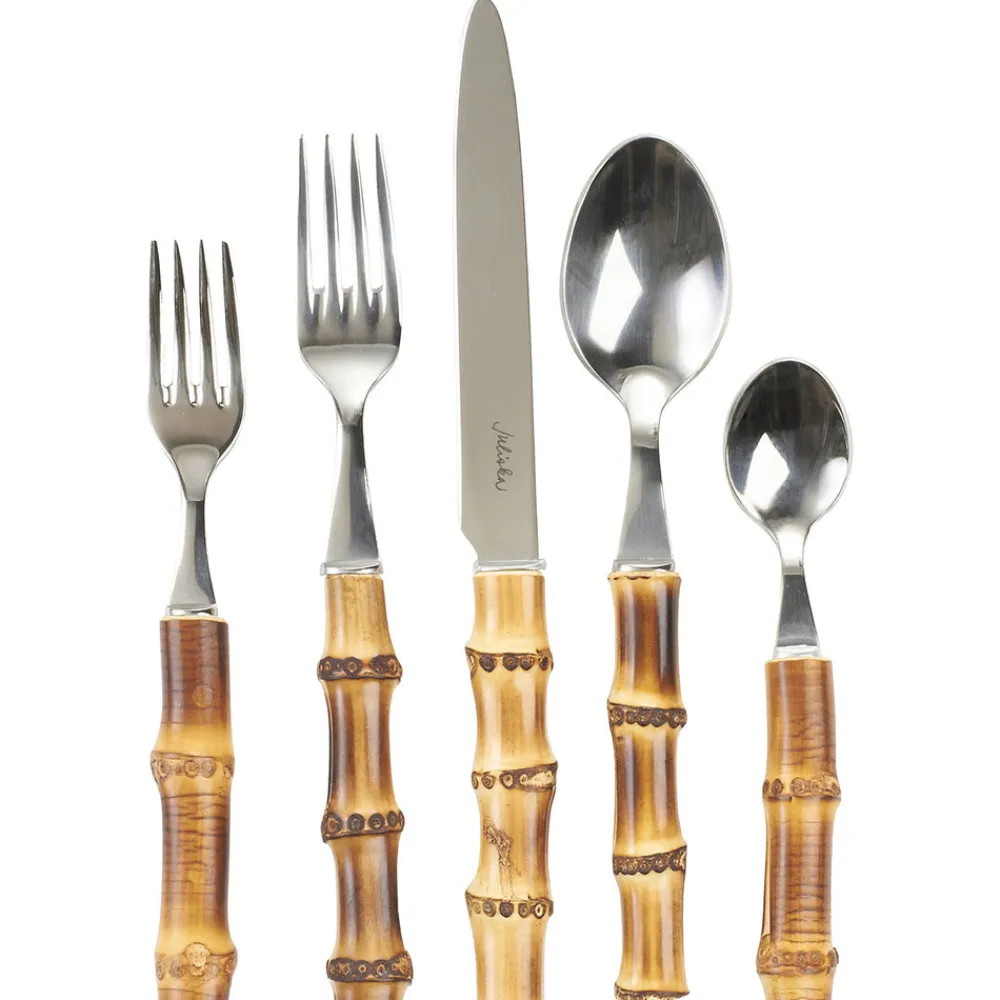 Juliska Flatware|Natural Bamboo 5pc Place Setting