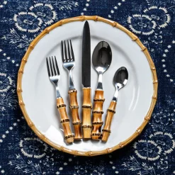 Juliska Flatware|Natural Bamboo 5pc Place Setting
