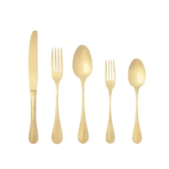 Costa Nova Flatware|Nau Collection Flatware in Gold, Set of 5