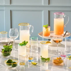 Juliska Glassware|Nell Double Old Fashioned in Daffodil