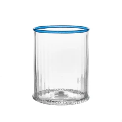Juliska Glassware|Nell Double Old Fashioned in Chambray