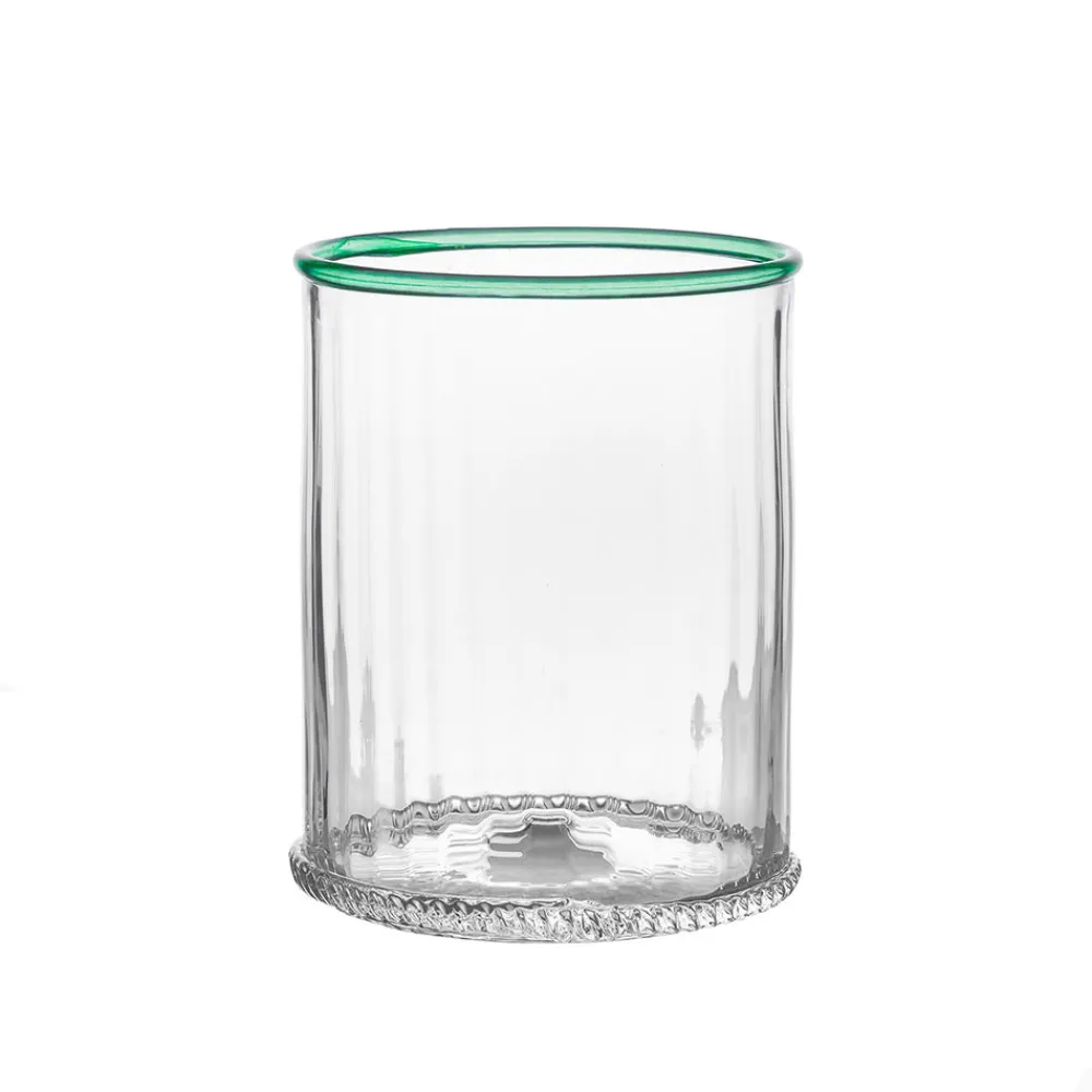 Juliska Glassware|Nell Double Old Fashioned Assorted, Set of 4 in Multi