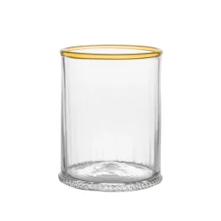 Juliska Glassware|Nell Double Old Fashioned Assorted, Set of 4 in Multi