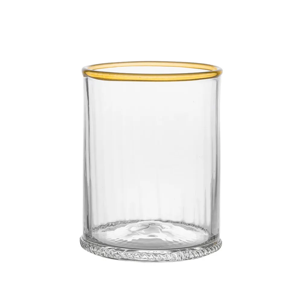 Juliska Glassware|Nell Double Old Fashioned Assorted, Set of 4 in Multi