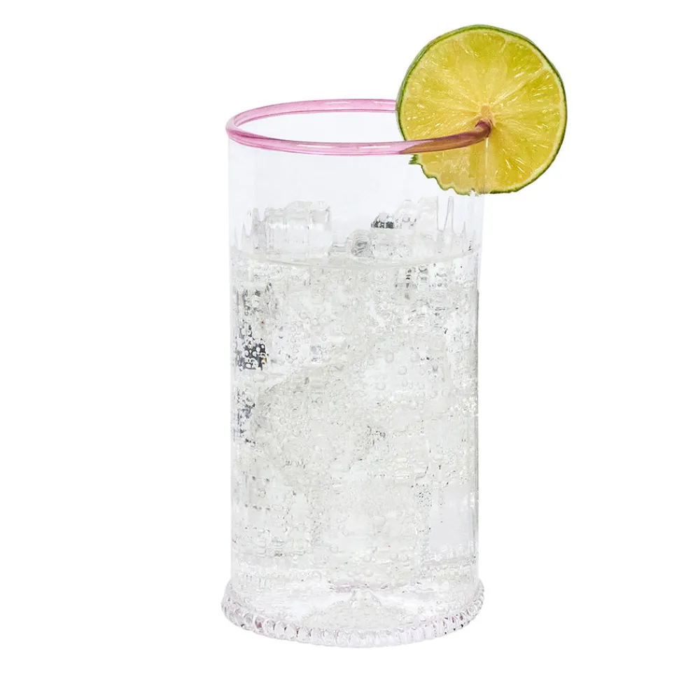 Juliska Glassware|Nell Highball in Blush