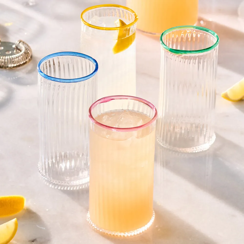Juliska Glassware|Nell Highball in Blush
