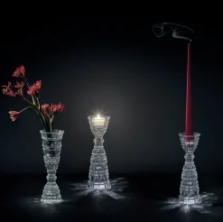 Baccarat Candles|New Antique Mirage Candlestick Dual Vase