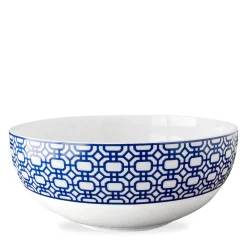 Caskata Dinnerware|Newport Garden Gate Vegetable Serving Bowl