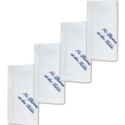 Chefanie Place Settings & Linens|No Phone Dinner Napkins, Set of 4