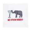 August Morgan Place Settings & Linens|No Straw Needed Cocktail Napkins, Set of 4