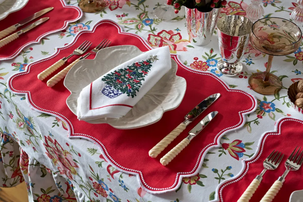Loulou La Dune Place Settings & Linens|Noel Placemat, Set of 4